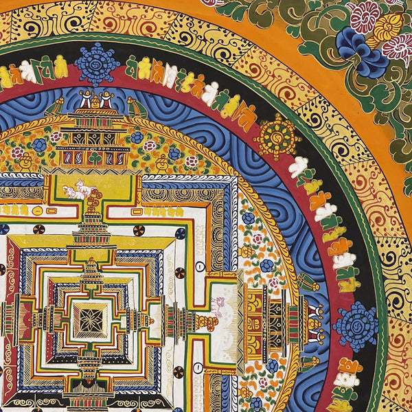 Kalachakra Mandala Tibetan Thangka Painting - Art Of Tibet