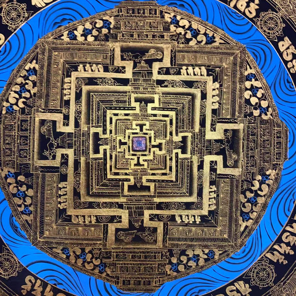 Kalachakra Mandala Tibetan Thangka Painting - Art Of Tibet