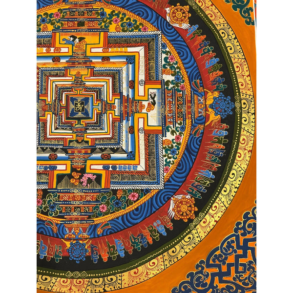 Kalachakra Mandala Tibetan Thangka Painting - Art Of Tibet