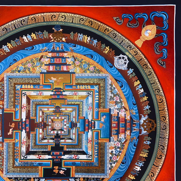 Kalachakra Mandala Tibetan Thangka Painting - Art Of Tibet