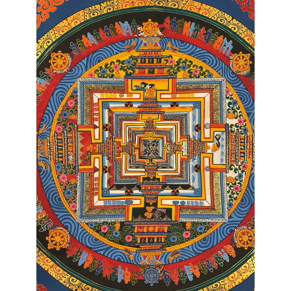 Kalachakra Mandala Tibetan Thangka Painting - Art Of Tibet