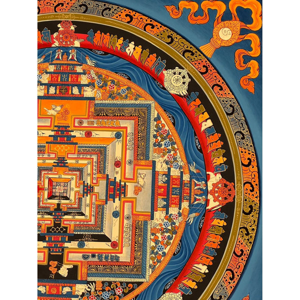 Kalachakra Mandala Tibetan Thangka Painting - Art Of Tibet