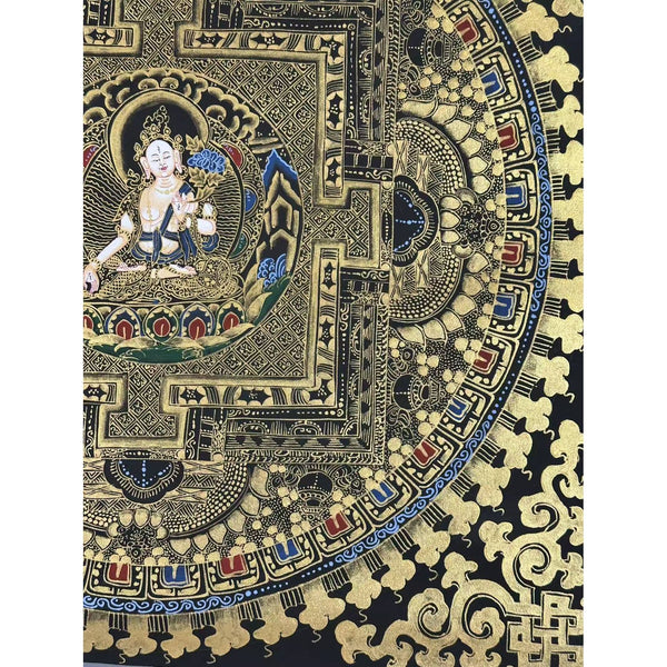 Kalachakra Mandala Tibetan Thangka Painting - Art Of Tibet