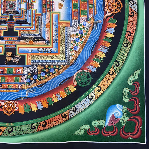 Kalachakra Mandala Tibetan Thangka Painting - Art Of Tibet