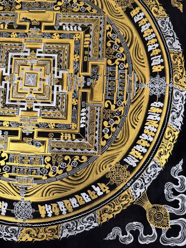 Kalachakra Mandala Tibetan Thangka Painting - Art Of Tibet