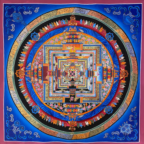Kalachakra Mandala Tibetan Thangka Painting - Art Of Tibet