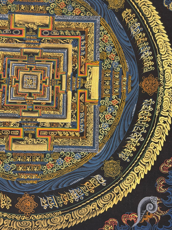 Kalachakra Mandala Tibetan Thangka Painting - Art Of Tibet