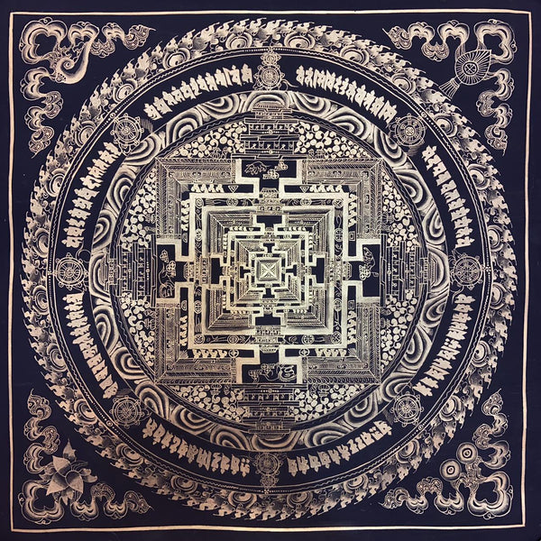 Kalachakra Mandala Tibetan Thangka Painting - Art Of Tibet