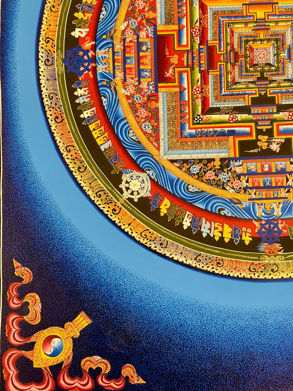 Kalachakra Mandala Tibetan Thangka Painting - Art Of Tibet