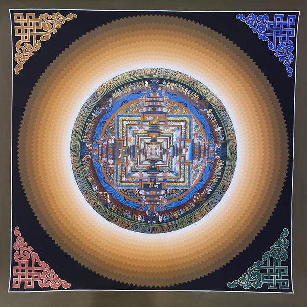 Kalachakra Mandala Tibetan Thangka Painting - Art Of Tibet