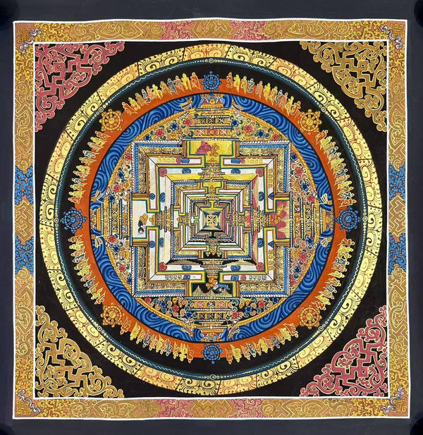 Kalachakra Mandala Tibetan Thangka Painting - Art Of Tibet