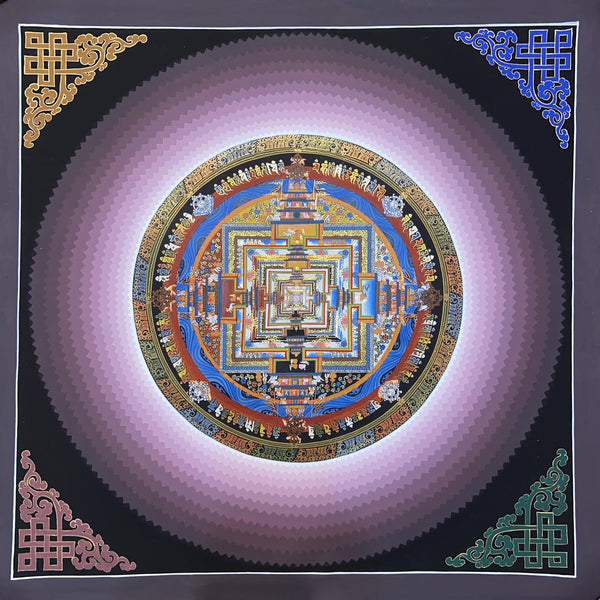Kalachakra Mandala Tibetan Thangka Painting - Art Of Tibet