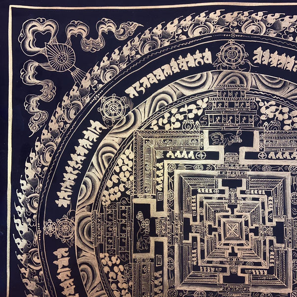 Kalachakra Mandala Tibetan Thangka Painting - Art Of Tibet