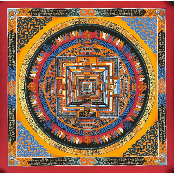 Kalachakra Mandala Tibetan Thangka Painting - Art Of Tibet