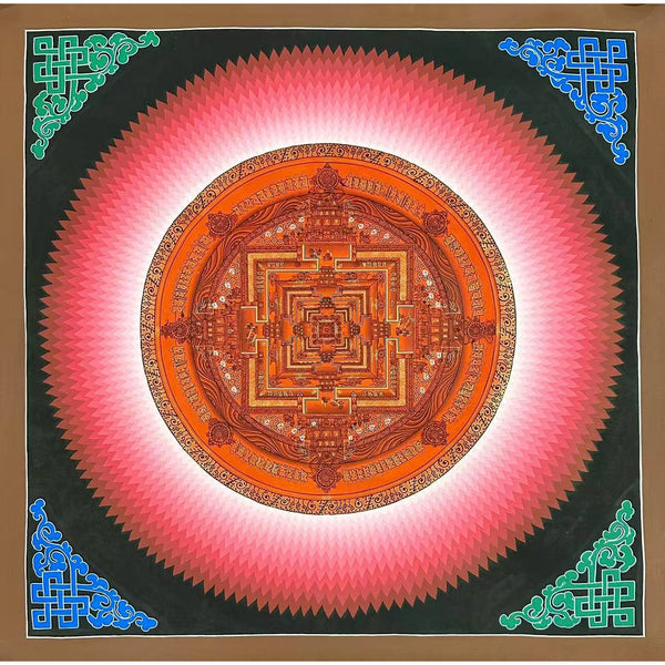 Kalachakra Mandala Tibetan Thangka Painting - Art Of Tibet