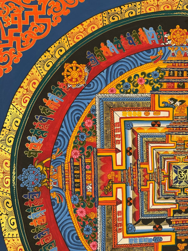 Kalachakra Mandala Tibetan Thangka Painting - Art Of Tibet