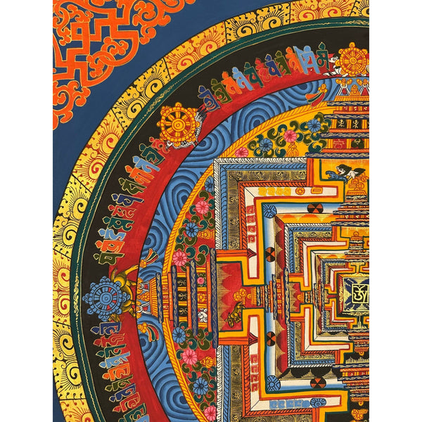 Kalachakra Mandala Tibetan Thangka Painting - Art Of Tibet