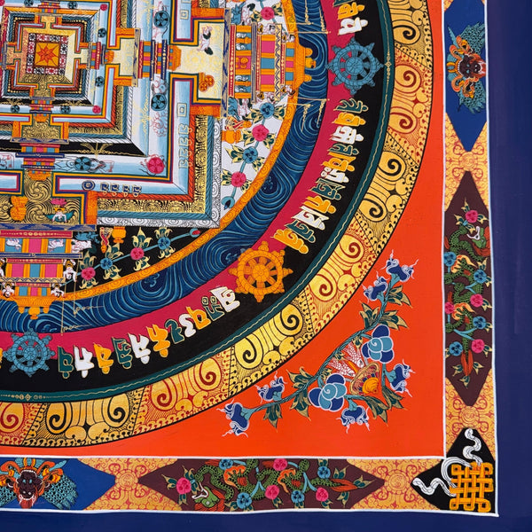 Kalachakra Mandala Tibetan Thangka Painting - Art Of Tibet