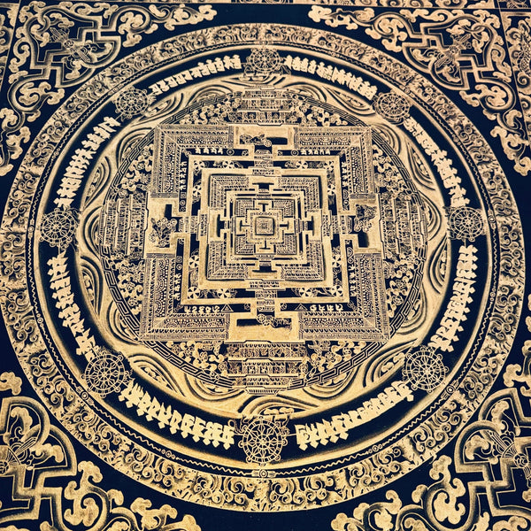 Kalachakra Mandala Tibetan Thangka Painting - Art Of Tibet