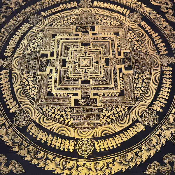 Kalachakra Mandala Tibetan Thangka Painting - Art Of Tibet
