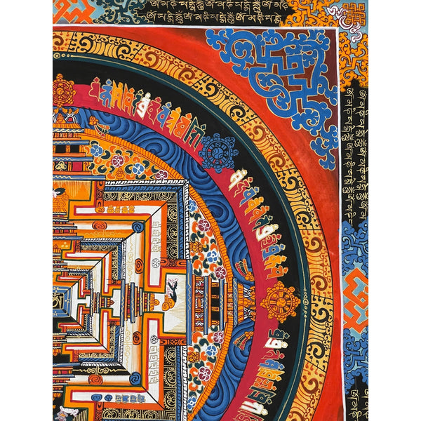 Kalachakra Mandala Tibetan Thangka Painting - Art Of Tibet