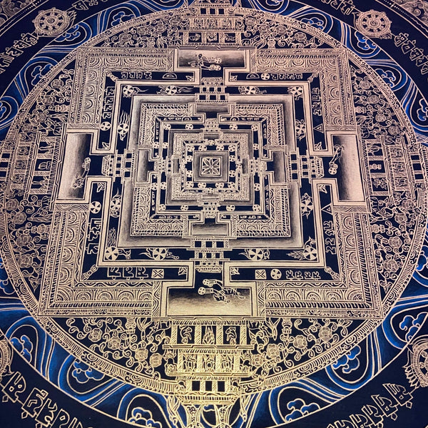 Kalachakra Mandala Tibetan Thangka Painting - Art Of Tibet
