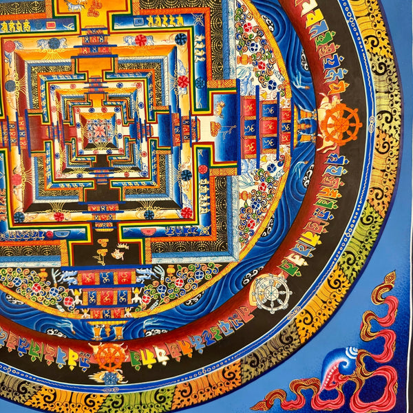 Kalachakra Mandala Tibetan Thangka Painting - Art Of Tibet
