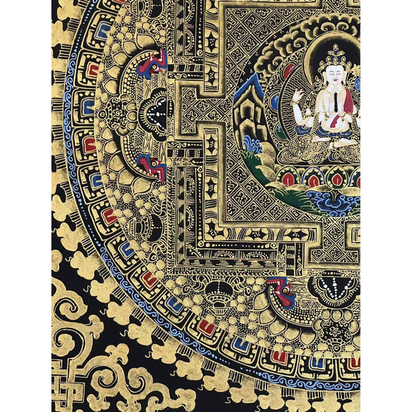 Kalachakra Mandala Tibetan Thangka Painting - Art Of Tibet