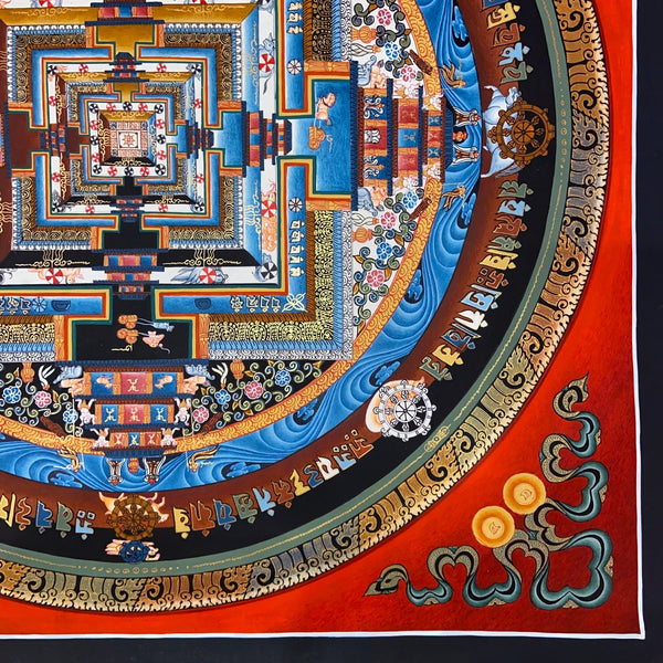 Kalachakra Mandala Tibetan Thangka Painting - Art Of Tibet