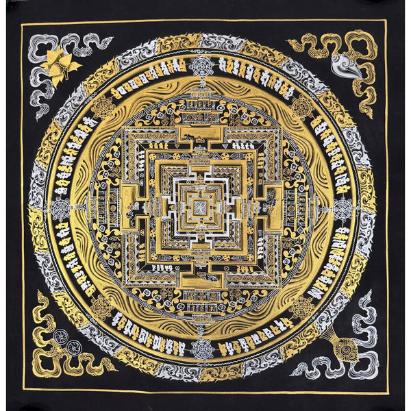 Kalachakra Mandala Tibetan Thangka Painting - Art Of Tibet