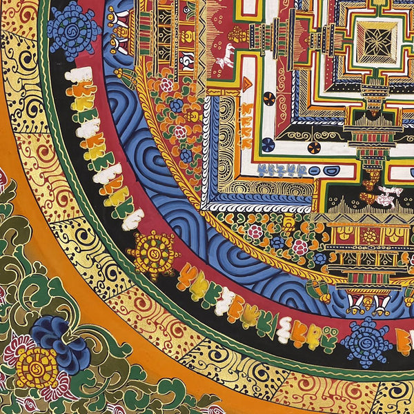Kalachakra Mandala Tibetan Thangka Painting - Art Of Tibet