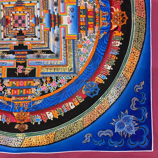 Kalachakra Mandala Tibetan Thangka Painting - Art Of Tibet