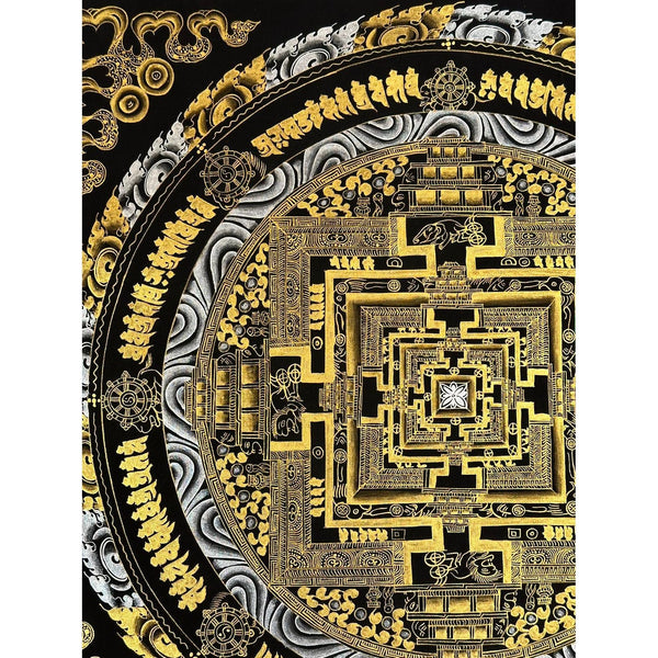 Kalachakra Mandala Tibetan Thangka Painting - Art Of Tibet
