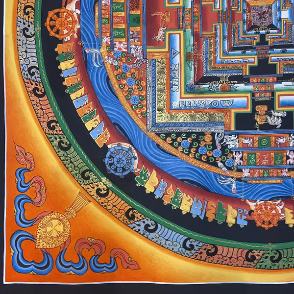 Kalachakra Mandala Tibetan Thangka Painting - Art Of Tibet