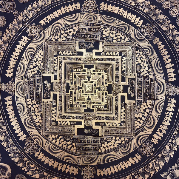 Kalachakra Mandala Tibetan Thangka Painting - Art Of Tibet