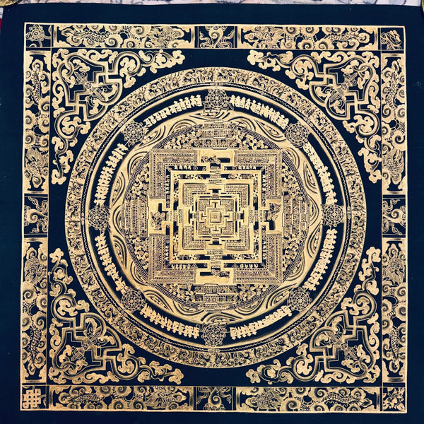 Kalachakra Mandala Tibetan Thangka Painting - Art Of Tibet