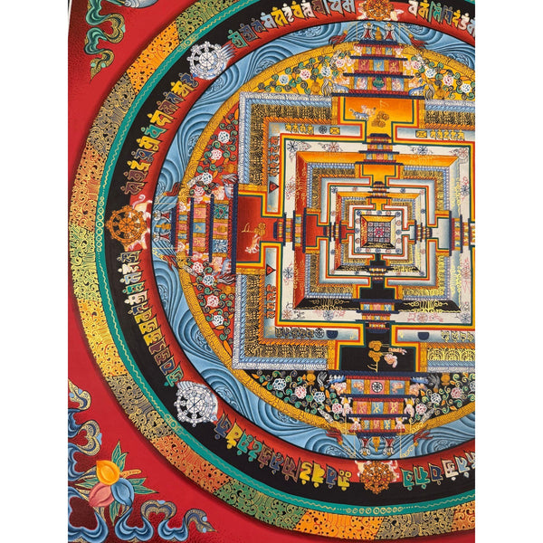 Kalachakra Mandala Tibetan Thangka Painting - Art Of Tibet