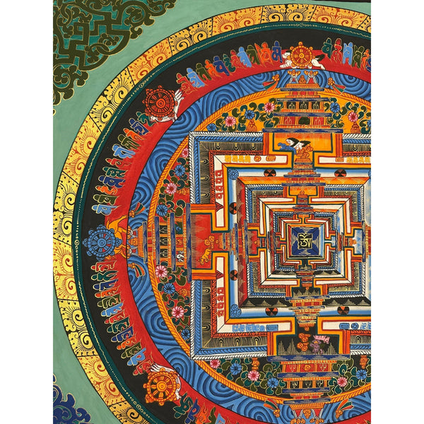 Kalachakra Mandala Tibetan Thangka Painting - Art Of Tibet