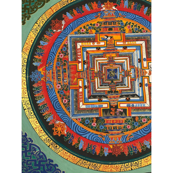 Kalachakra Mandala Tibetan Thangka Painting - Art Of Tibet
