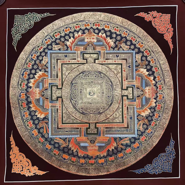 Kalachakra Mandala Tibetan Thangka Painting - Art Of Tibet