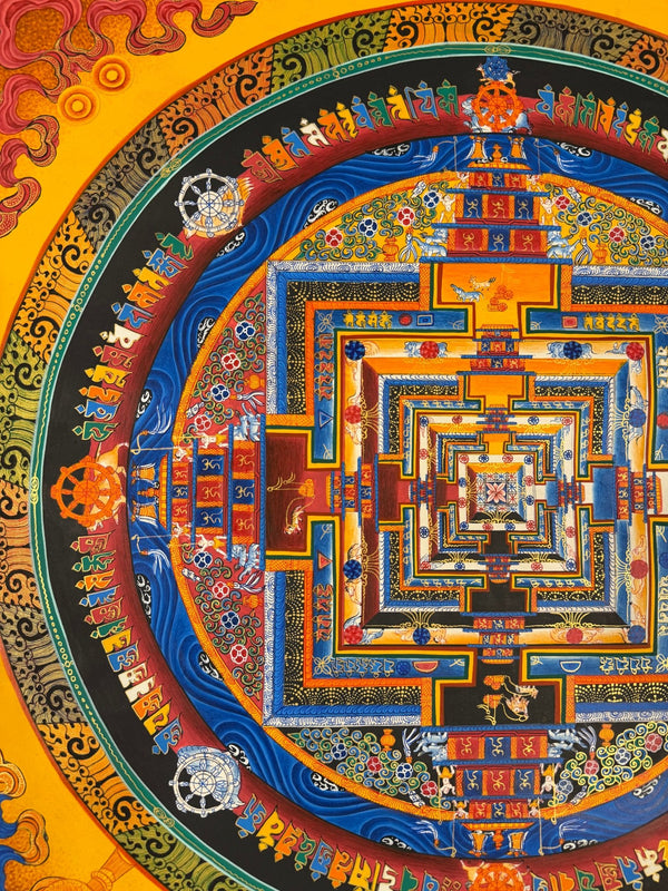 Kalachakra Mandala Tibetan Thangka Painting - Art Of Tibet