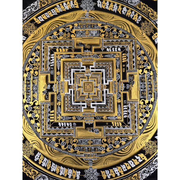 Kalachakra Mandala Tibetan Thangka Painting - Art Of Tibet