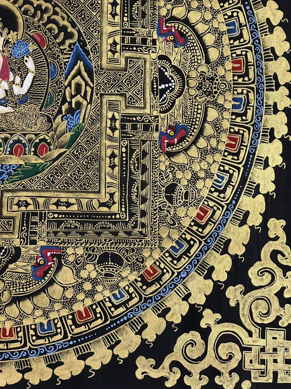 Kalachakra Mandala Tibetan Thangka Painting - Art Of Tibet