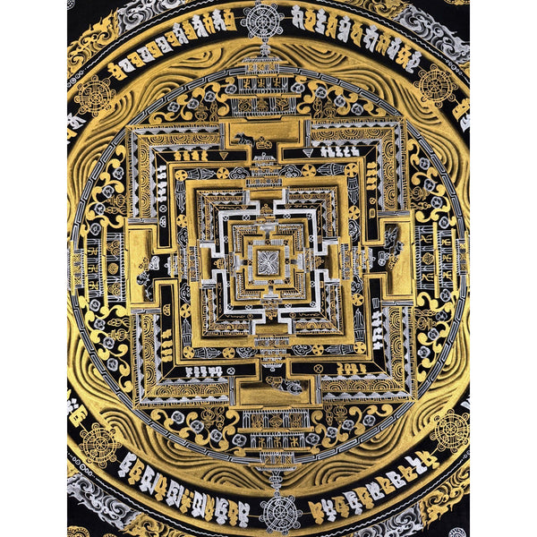 Kalachakra Mandala Tibetan Thangka Painting - Art Of Tibet