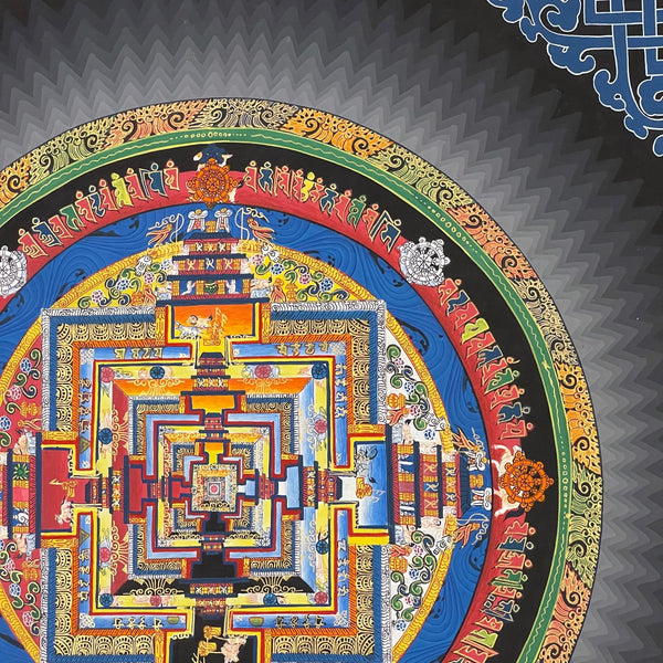 Kalachakra Mandala Tibetan Thangka Painting - Art Of Tibet