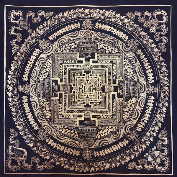 Kalachakra Mandala Tibetan Thangka Painting - Art Of Tibet