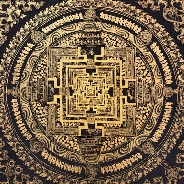 Kalachakra Mandala Tibetan Thangka Painting - Art Of Tibet