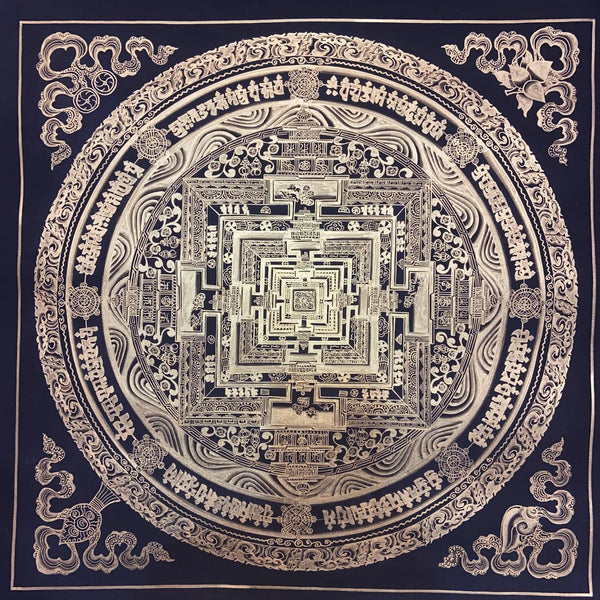Kalachakra Mandala Tibetan Thangka Painting - Art Of Tibet