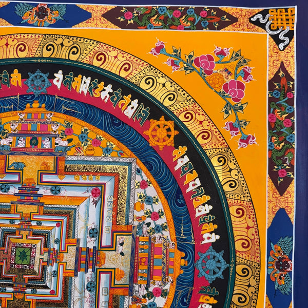 Kalachakra Mandala Tibetan Thangka Painting - Art Of Tibet