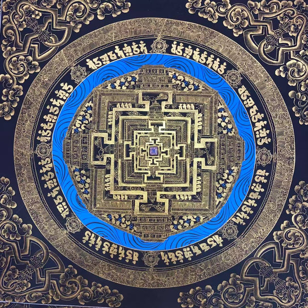 Kalachakra Mandala Tibetan Thangka Painting - Art Of Tibet